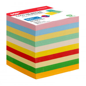 MP Αυτόλλητα χαρτάκια σημειώσεων PN030N, 90 x 90mm, 850τμχ, χρωματιστά PN030N