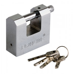 PROLINE λουκέτο ασφάλειας τάκου 24291, 4x κλειδιά, μεταλλικό, 90mm PR-24291