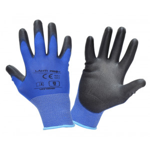 LAHTI PRO αντιολισθητικά γάντια εργασίας L2310, 8/M, μπλε-μαύρο PR-L231008K