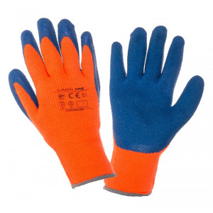 LAHTI PRO αντιολισθητικά γάντια εργασίας L2502, 9/L, πορτοκαλί-μπλε PR-L250209K