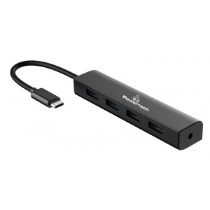 POWERTECH USB Type-C σε USB 3.0V HUB, 4 Port, 15cm PT-496