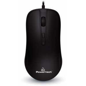 POWERTECH ενσύρματο ποντίκι PT-970, οπτικό, 1600DPI, μαύρο PT-970