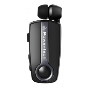 POWERTECH Bluetooth earphone Klipp 2 PT-998, multipoint, BT V5.1, γκρι PT-998
