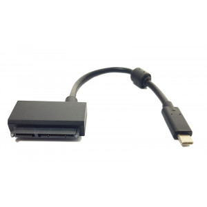 POWERTECH Premium Quality Converter απο Type C σε SATA/Micro USB, Black PTH-020