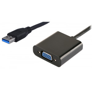 POWERTECH converter USB 3.0 σε VGA PTH-021, Full HD, μαύρο PTH-021