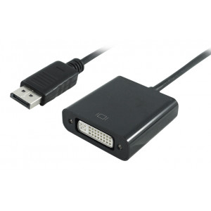 POWERTECH converter DisplayPort σε DVI (F) PTH-029, 1920x1200p, μαύρο PTH-029