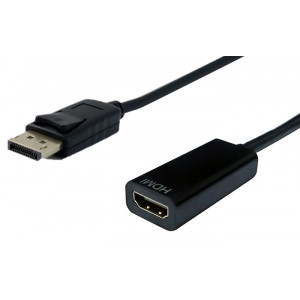 POWERTECH converter DisplayPort σε HDMI PTH-032, 4K, μαύρο PTH-032