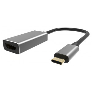 POWERTECH αντάπτορας USB Type-C σε HDMI PTH-057, 4K, γκρι PTH-057