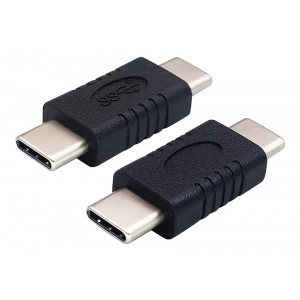 POWERTECH αντάπτορας USB-C αρσενικό σε USB-C αρσενικό PTH-061, μαύρο PTH-061