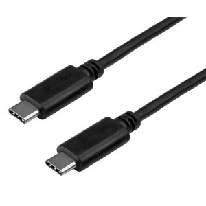POWERTECH καλώδιο USB-C PTH-087, 100W, 480Mbps, E-mark, 1m, μαύρο PTH-087