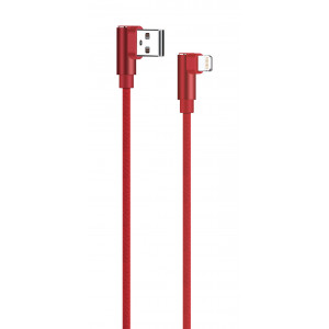 POWERTECH Καλώδιο USB σε Lightning game 90 PTR-0077 copper, 1m, κόκκινο PTR-0077