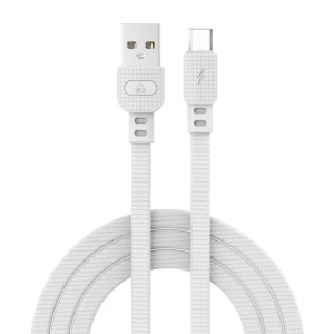 POWERTECH καλώδιο USB σε Micro USB armor PTR-0098, 15W 3A, 1m, λευκό PTR-0098