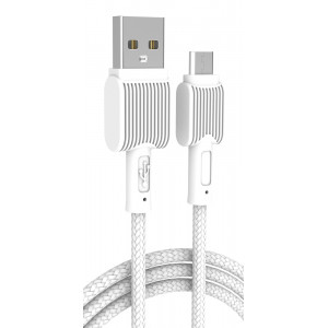 POWERTECH καλώδιο USB σε Micro USB eco PTR-0109, 12W 2.4A, 1m, λευκό PTR-0109