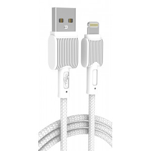 POWERTECH καλώδιο USB σε Lightning eco PTR-0110, 12W 2.4A, 1m, λευκό PTR-0110