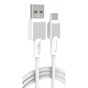 POWERTECH καλώδιο USB σε USB-C eco PTR-0111, 12W 2.4A, 1m, λευκό PTR-0111