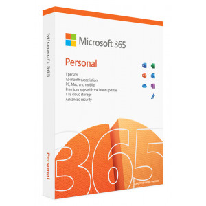 MICROSOFT Office 365 Personal QQ2-00989, English, medialess P6, 1 έτος QQ2-01399