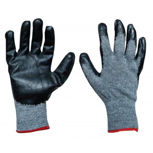Αντιολισθητικά γάντια εργασίας Ecogloves REK2, γκρι-μαύρο REK2