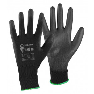 Αντιολισθητικά γάντια εργασίας REK4B, μαύρα REK4B