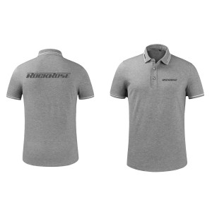 ROCKROSE t-shirt με γιακά τύπου Polo RMS02, γκρι, 2ΧL RMS02-2XL