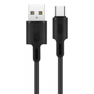 ROCKROSE καλώδιο USB σε USB Type-C Beta AC, 2.4A 12W, 1m, μαύρο RRCS01C