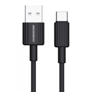 ROCKROSE καλώδιο USB-C σε USB Arrow AC, 2.4A, 1m, μαύρο RRCS15C