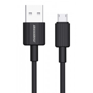 ROCKROSE καλώδιο Micro USB σε USB Arrow AC, 2.4A, 1m, μαύρο RRCS15M