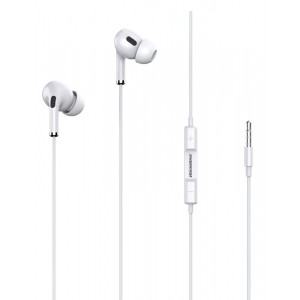 ROCKROSE earphones με μικρόφωνο Solo MC Neo, 3.5mm, 1.2m, λευκά RRWE16