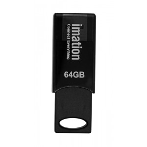 IMATION USB Flash Drive OD33 RT02330064, 64GB, USB 2.0, μαύρο RT02330064