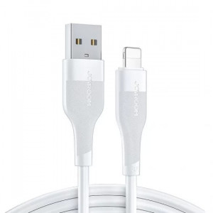 JOYROOM καλώδιο USB σε Lightning S-1030M12L, 3A, 1m, λευκό S-1030M12L-WH