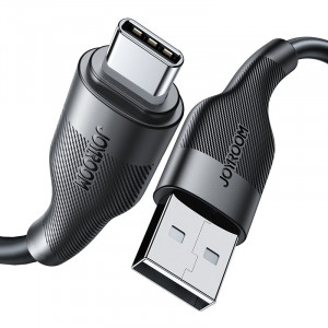 JOYROOM καλώδιο USB σε Micro USB S-1030M12M, 3A, 1m, μαύρο S-1030M12M-BK