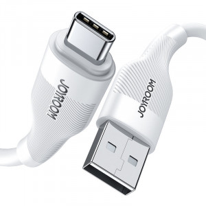 JOYROOM καλώδιο USB σε Micro USB S-1030M12M, 3A, 1m, λευκό S-1030M12M-WH