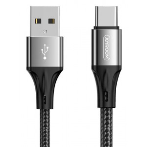 JOYROOM καλώδιο USB σε USB-C S-1030N1C, 3A, 1m, μαύρο S-1030N1C