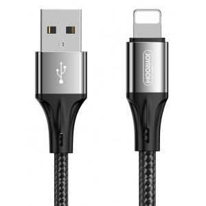 JOYROOM καλώδιο USB σε Lightning S-1030N1L, 3A, 1m, μαύρο S-1030N1L