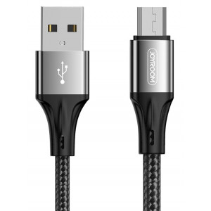 JOYROOM καλώδιο USB σε Micro USB S-1030N1M, 3A, 1m, μαύρο S-1030N1M