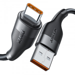 JOYROOM καλώδιο USB σε USB-C S-1060M12C, 6A, 1m, μαύρο S-1060M12C-BK