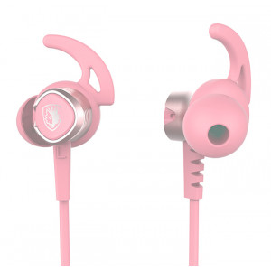 SADES gaming earphones Wings 20, 12mm, 3.5mm, 1.2m, ροζ SA-606-PK