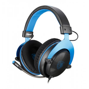 SADES Gaming Headset Mpower, Multiplatform, 3.5mm, 50mm ακουστικά, μπλε SA-723