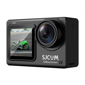 SJCAM action camera SJ8, 2x οθόνες, 4K, 20MP, Wi-Fi, αδιάβροχη, μαύρη SJ-SJ8