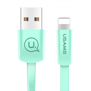 USAMS Καλώδιο USB σε Lightning US-SJ199, 1.2m, πράσινο SJ199IP03