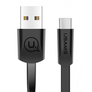 USAMS Καλώδιο USB σε Type-C US-SJ200, 1.2m, μαύρο SJ200TC01