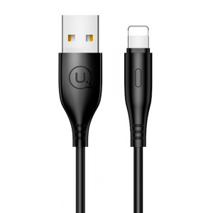 USAMS καλώδιο Lightning σε USB US-SJ266, 2A, 1m, μαύρο SJ266USB01