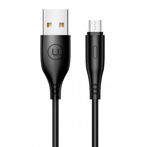 USAMS καλώδιο Micro USB σε USB US-SJ268, 2A, 1m, μαύρο SJ268USB01