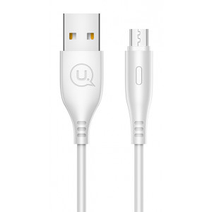 USAMS καλώδιο Micro USB σε USB US-SJ268, 2A, 1m, λευκό SJ268USB02