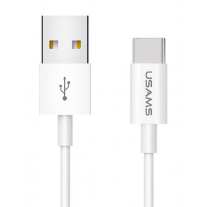 USAMS καλώδιο USB-C σε USB US-SJ285, 2A, 1m, λευκό SJ285USB01
