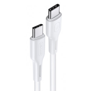 USAMS καλώδιο USB Type-C U43, 5A 100W, PD, 1.2m, λευκό SJ459USB02