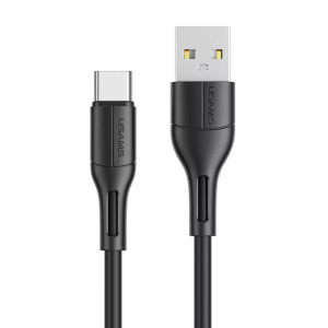 USAMS καλώδιο USB-C σε USB SJ501, 2A, 1m, μαύρο SJ501USB01