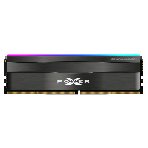 SILICON POWER μνήμη DDR4 UDIMM XPOWER Zenith, 8GB, RGB, 3200MHz, CL16 SP008GXLZU320BSD
