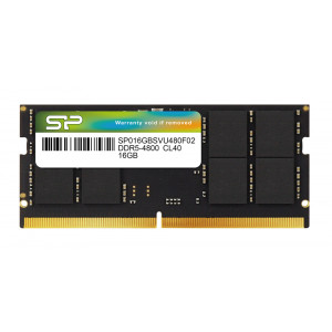 SILICON POWER μνήμη DDR5 SODIMM SP016GBSVU480F02, 16GB, 4800MHz, CL40 SP016GBSVU480F02