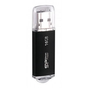 SILICON POWER USB Flash Drive Ultima II-I, 16GB, USB 2.0, μαύρο SP016GBUF2M01V1K