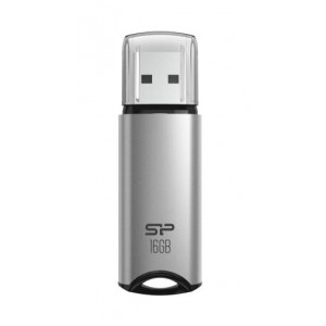 SILICON POWER USB Flash Drive Marvel M02, 16GB, USB 3.2, γκρι SP016GBUF3M02V1S